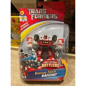 Transformers Rescue Torch Ratchet Fast Action Battlers Hasbro New Sealed MOC